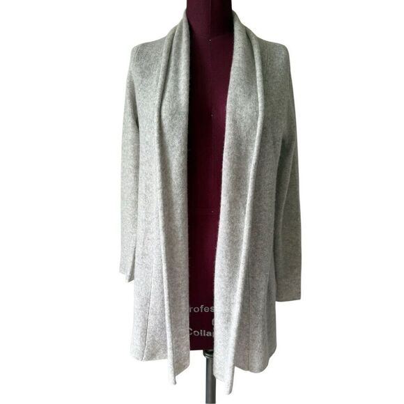 Charter Club Cashmere Cardigan size XS Gray Open Front - Picture 1 of 10